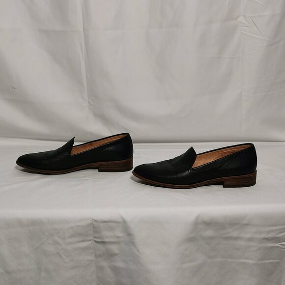 Black Madewell Frances Leather Loafers Size 7 1/2 EUC #31 - Picture 3 of 8